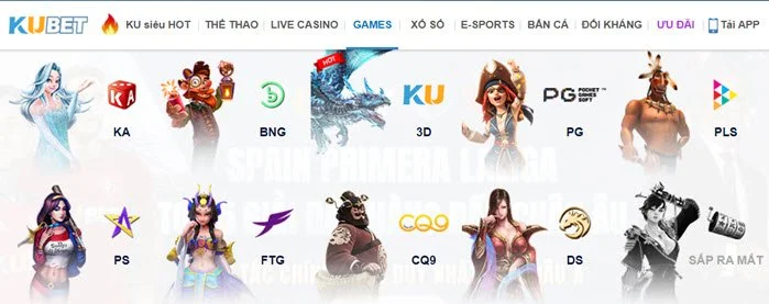 Giới thiệu sảnh cá cược game tại Kubet